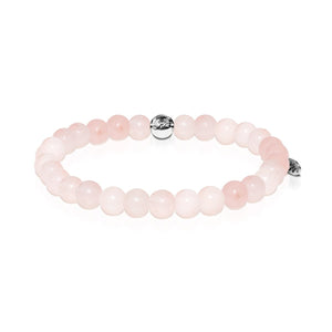 Caring | Silver Essence Pink Aventurine Bracelet