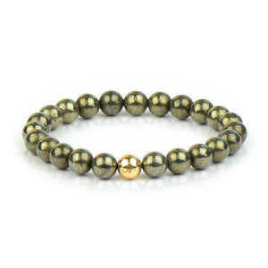 Rock Steady Pyrite Bracelet - The Cobain