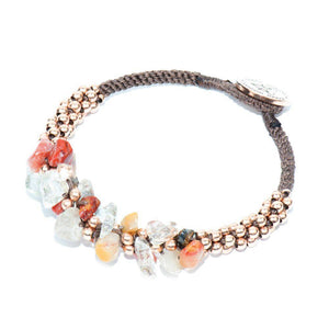 Cuprite & Rose Gold Terra Bella Stone Bracelet