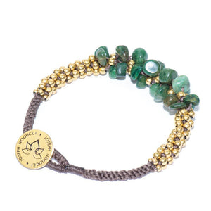 African Green Jade Terra Bella Bracelet