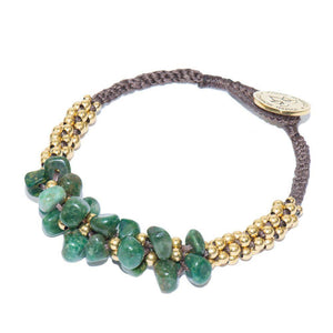 African Green Jade Terra Bella Bracelet