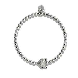 Vixen | Silver | Crystal Fox Bracelet