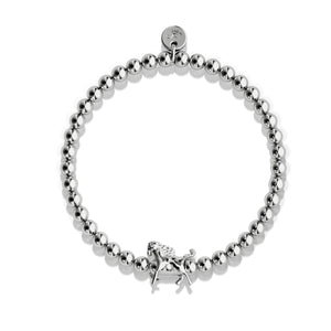 Equestrian | Silver | Horse Charm Bracelet