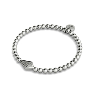 Kite | Silver | Crystal Charm Bracelet