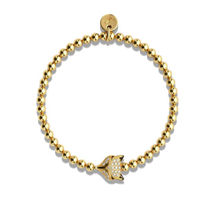 Vixen | 18k Gold | Crystal Fox Bracelet