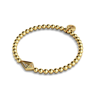 Kite | 18k Gold | Crystal Charm Bracelet