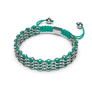 Supreme Kismet Links Bracelet | Silver | Teal