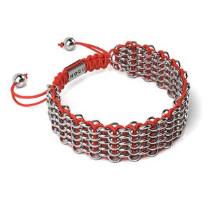 Supreme Kismet Links Bracelet | Silver | Red | Deluxe