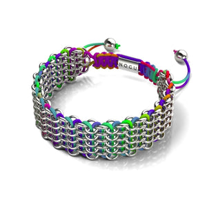 Macaw Links | Deluxe Kismet Bracelet | Spectrum x Silver