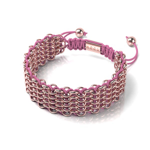 Supreme Kismet Links Bracelet | 18k Rose Gold | Pink | Deluxe