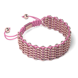 Supreme Kismet Links Bracelet | 18k Rose Gold | Pink | Deluxe