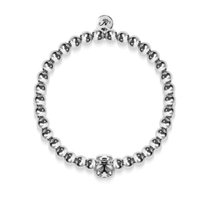 Trooper | Silver | Crystal Charm Bracelet