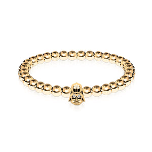 Vader | 18k Gold | Crystal Charm Bracelet