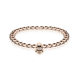 Vader | 18k Rose Gold | Crystal Charm Bracelet