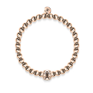 Trooper | 18k Rose Gold | Crystal Charm Bracelet