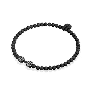 Pump | Gunmetal | Crystal Fitness Bracelet | Men's