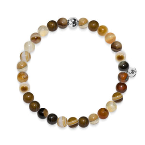 Intelligence | Silver Essence Grey Line Agate