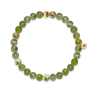 Dedication | Gold Essence Olivine Regalite Bracelet