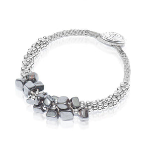 Hematite Gunmetal Stone Terra Bella Bracelet