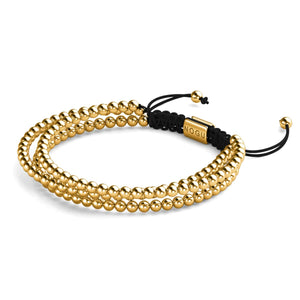 Trinity | Gold | Triple Strand Bracelet