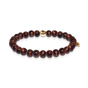 Noble | Gold Essence Red Tiger's Eye Bracelet