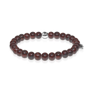 Strength | Silver Essence Breciated Jasper Bracelet